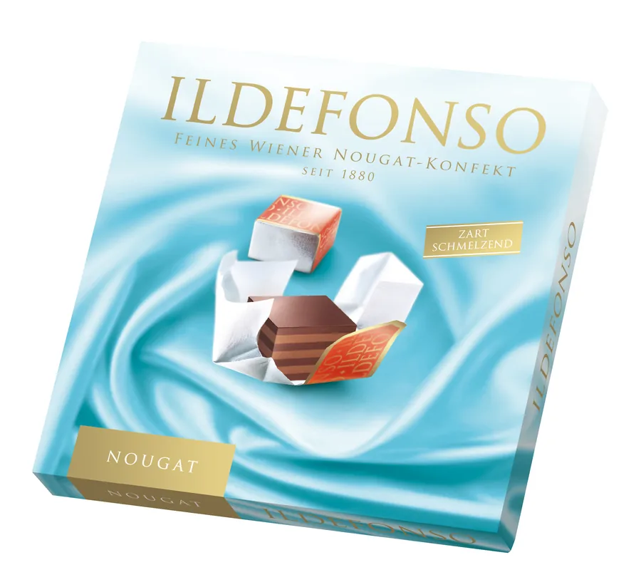 Ildefonso Nougat-Konfekt Verpackung